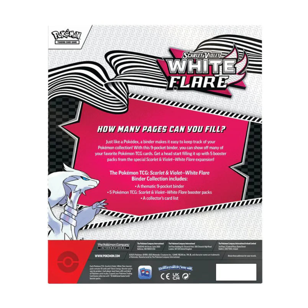 White Flare Binder Collection
