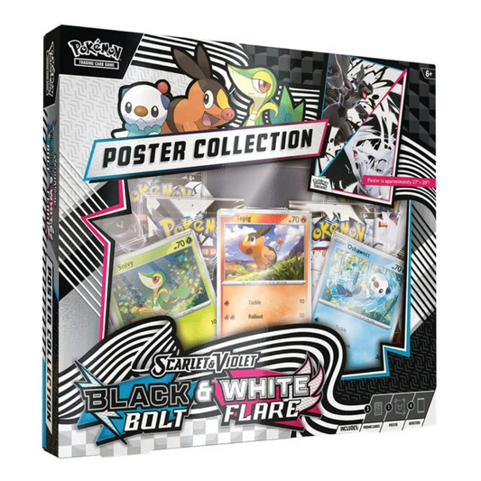 Black Bolt & White Flare Unova Poster Collection