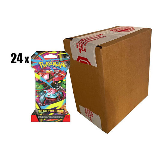 [PRE-ORDER] Mega Evolution Sleeved Booster Pack Case (24 Packs)